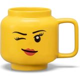 LEGO Keramische Mok Hoofd Winky 530 ml Aardewerk Geel