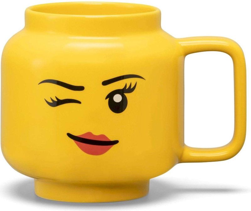 LEGO Keramische Mok Hoofd Winky 530 ml Aardewerk Geel
