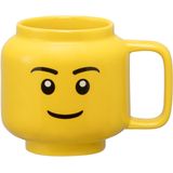 LEGO - Keramische Mok Hoofd Happy Boy 530 ml - Aardewerk - Geel