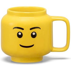 LEGO Keramische Mok Hoofd Boy 255 ml Aardewerk Geel