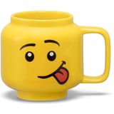 LEGO Keramische Mok Hoofd Silly 255 ml Aardewerk Geel
