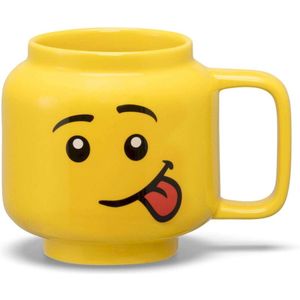 LEGO Keramische Mok Hoofd Silly 255 ml Aardewerk Geel