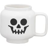 LEGO - Keramische Mok Hoofd Skelet - Wit - 255 ml - Keramiek