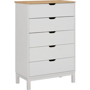 Post|Commode 5 Laden Wit
