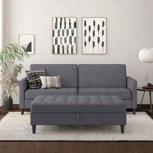 Dorel Home 3-Sitzer »Presley«, Sofa mit Bett-Funktion und verstellbarer Rückenlehne