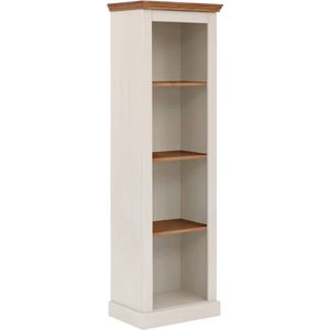 Boekenkast - Landelijk - Massief Hout - Flexibel Gebruik - 50 Kg Belastbaarheid