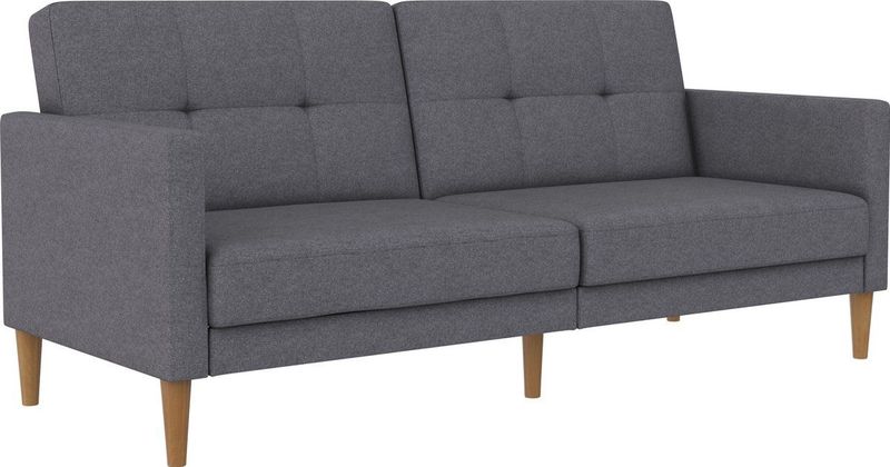 Dorel Home 3-Sitzer "Lilly", Bett-Funktion, Rückenlehne 3-fach verstellbar, Sitzhöhe 43 cm