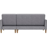 Dorel Home Ecksofa "Lilly, L-Form,", mit Bett-Funktion, Recamiere beidseitig montierbar, Sitzhöhe 43 cm