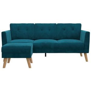 CosmoLiving by Cosmopolitan 3-Sitzer "Gloria", Mit Knopfsteppung
