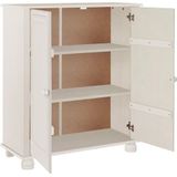 Home affaire Halfhoge kast Mette Met 2 planken, breedte 85 cm, diepte 34 cm, hoogte 95 cm