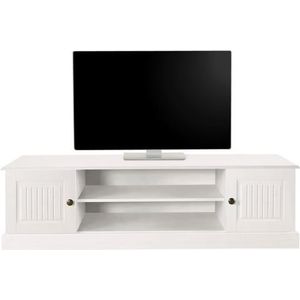 Home affaire Tv-meubel Liotta met kabeldoorgang en 1 losse plank, massief grenen