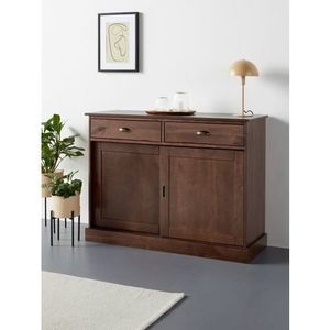 Dressoir - Ruimtebesparend - Hout - Schuifdeuren - Verstelbare Planken