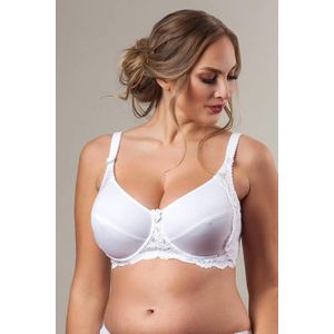Plaisir +size Niet-voorgevormde Beugelbh Beate Wit