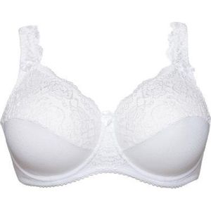 Plaisir - Beate - Beugel BH - Wit - Grote Maat