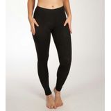 Leggings - Zwart - Jersey - Slim Fit - Normale Taillehoogte