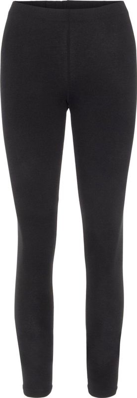 Leggings - Zwart - Jersey - Slim Fit - Normale Taillehoogte