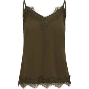 Coster Copenhagen - CC Heart - Lace Top - Bruin