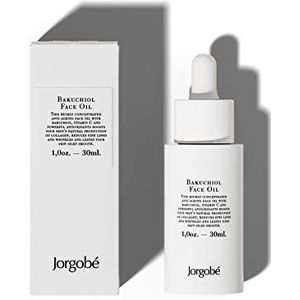 JorgObé Bakuchiol Face Oil 30 ml - anti-aging gezichtsolie met baakuchiol, vitamine C en sterke antioxidanten, werkt tegen rimpels en rimpels