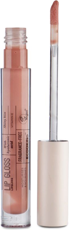 Ecooking - Lip Gloss - Transparant - Verzorgend - Hyaluronzuur - Vitamine E