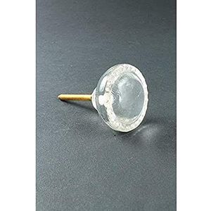 Eenvoudige deurknop van glas voor kast, laden, kn606