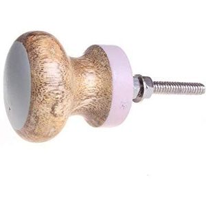 Kn916 Deurknop van hout, voor kast, laden, ladeknop, deurknop