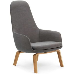 Normann Copenhagen Era Lounge Chair High loungestoel met eiken onderstel