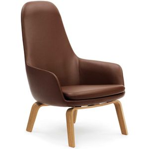 Normann Copenhagen Era Lounge Chair High loungestoel met eiken onderstel