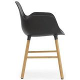 Stoel Normann Copenhagen Form Armchair Oak Black