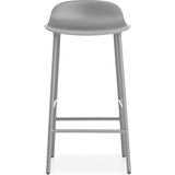 Barstoel Normann Copenhagen Form Steel 65 cm Grey