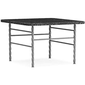 Normann Copenhagen Terra tafel, staal, grijs, 36x55xD55cm