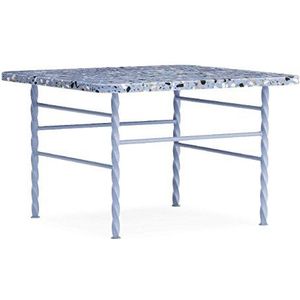 Normann Copenhagen Terra tafel, staal, blauw, 36x55xD55cm