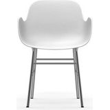 Stoel Normann Copenhagen Form Armchair Chrome White