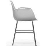 Stoel Normann Copenhagen Form Armchair Chrome White