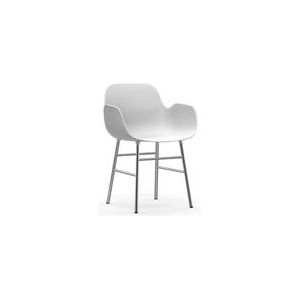 Stoel Normann Copenhagen Form Armchair Chrome White