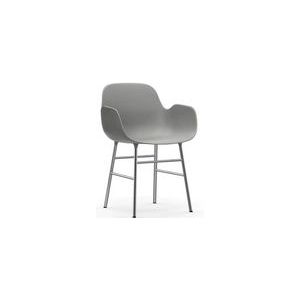 Stoel Normann Copenhagen Form Armchair Chrome Grey