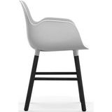 Stoel Normann Copenhagen Form Armchair Black Oak White