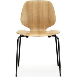 Normann Copenhagen My Chair Stoel Eiken Zwart Onderstel