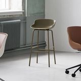 Barstoel Normann Copenhagen Hyg Steel 65 cm Olive