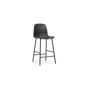 Barstoel Normann Copenhagen Form Steel 65 cm Black Hoog