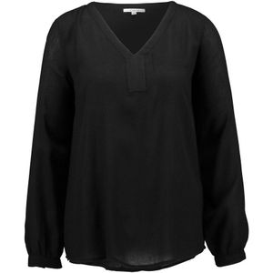 KAFFE - Amber - Damesblouse - Lange Mouwen - V-hals - 100% Viscose