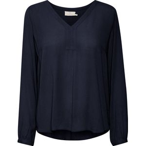KAFFE - Amber - Damesblouse - Lange Mouwen - V-hals - 100% Viscose