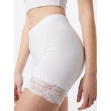 Cream Matilda Biker Shorts, Optical White, L Dames