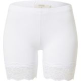 Cream Matilda Biker Shorts, Optical White, L Dames