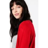 KAFFE Dames Bolero Gebreid Cardigan Sweater Cropped Open Front Dames, High Red, M
