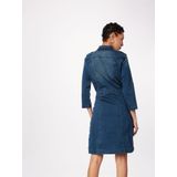 Cream - Blousejurk - Blauw - Denim - Denim Uniform Jurk Royal Navy Blue
