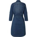 Cream - Blousejurk - Blauw - Denim - Denim Uniform Jurk Royal Navy Blue