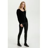 Gebreide Trui - Effen - Knitwear - Ronde Hals - Lange Mouw