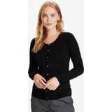 Gebreide Trui - Effen - Knitwear - Ronde Hals - Lange Mouw