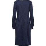 CULTURE - Antoinett - Jurk - Ultramarine Blauw - 3/4 Lengte - Lange Mouw
