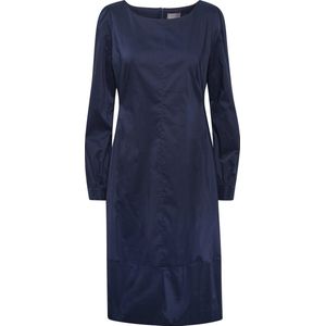 CULTURE - Antoinett - Jurk - Ultramarine Blauw - 3/4 Lengte - Lange Mouw